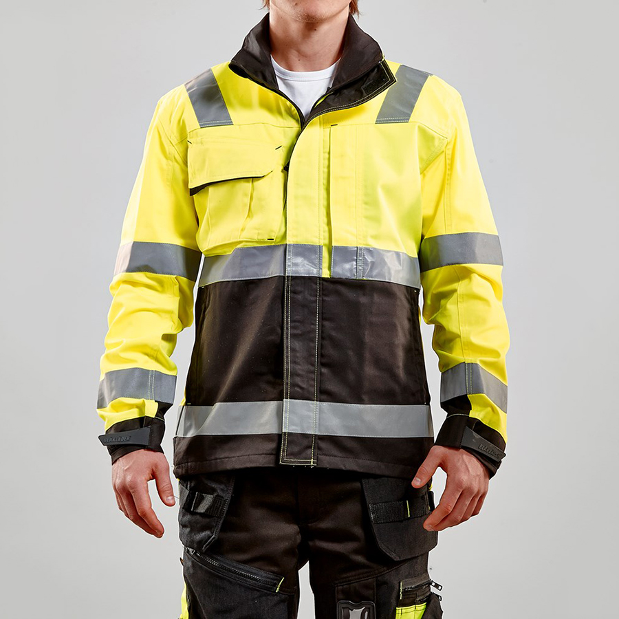 Varseljacka klass 3 Gul/Svart XXXL Storlek: 3XL, Gul/Svart