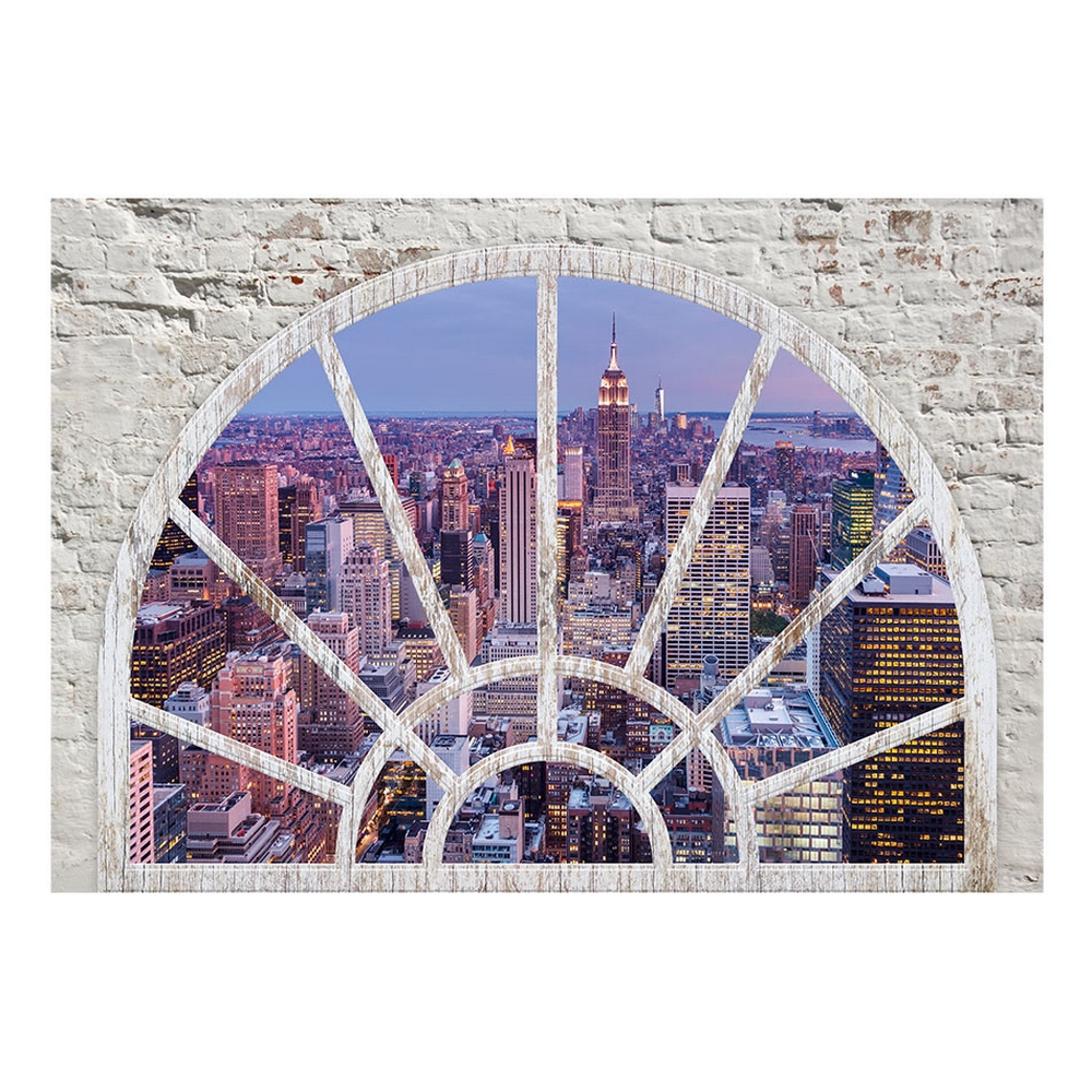 Fototapet Arkiio Självhäftande Ny Evening City
