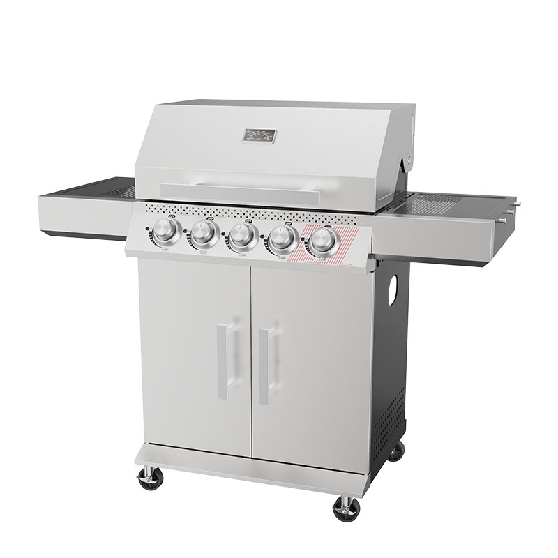 Gasolgrill Bluegaz Z50 Rostfritt Stål 4 Brännare & Sizzle Burner