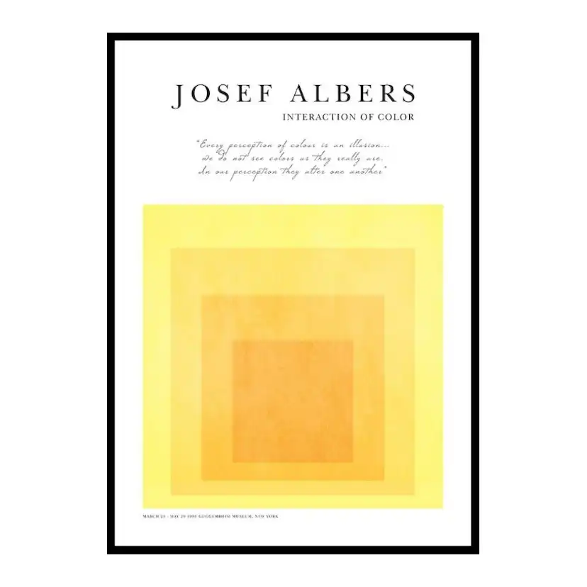 Poster Gallerix Albers Homage To The Square