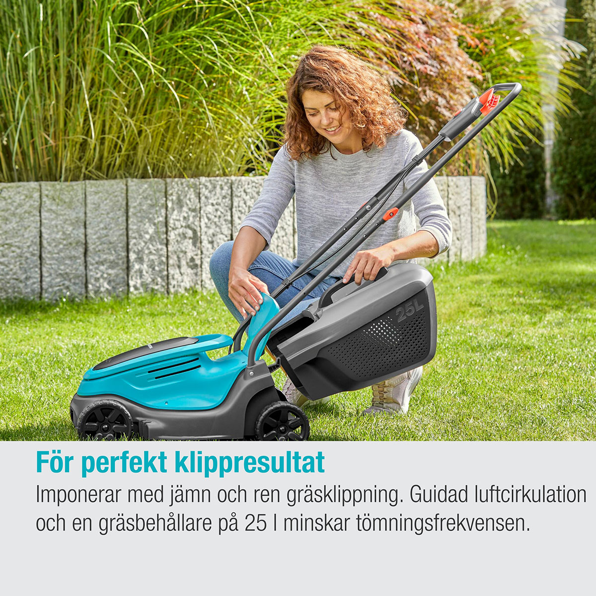 Batterigräsklippare Gardena PowerMax 30/18V utan Batteri och Laddare