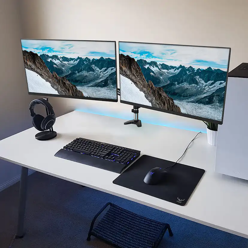 Monitor Arm Desire2 Duo Aluminium upp till 32"