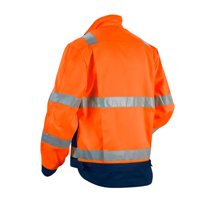 Midjejacka varsel Orange/Marinblå XL Storlek: XL, Orange/Marinblå
