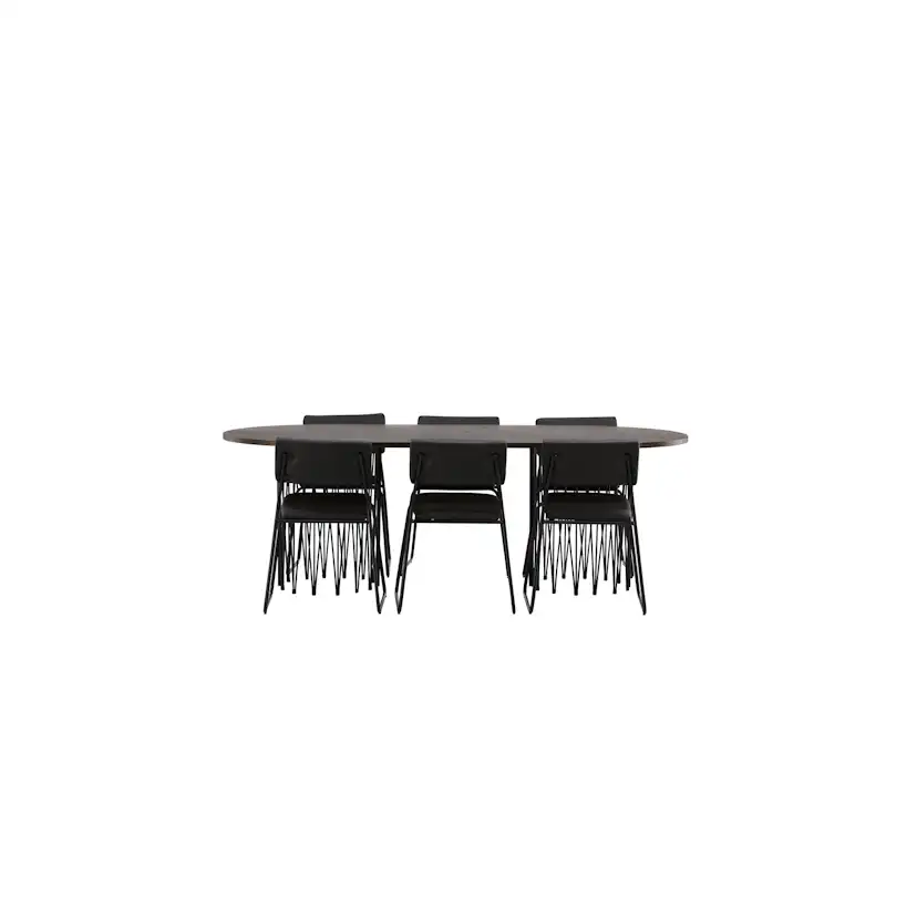 Matgrupp furniture/fashion Stone med 6 Kenth Stolar