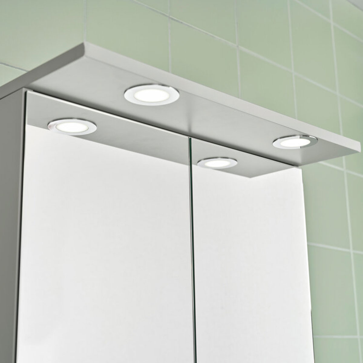 Spegelskåp Alterna Ariella Aqua med LED-Belysning
