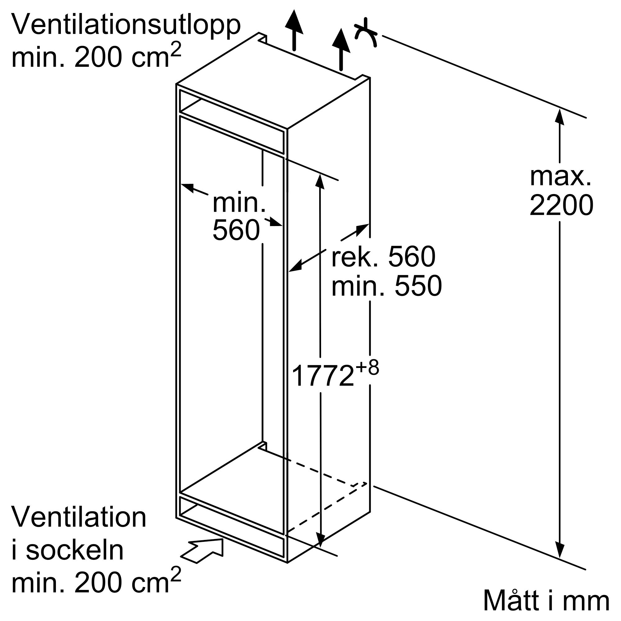 Kyl/frys Bosch KIV86VSE0
