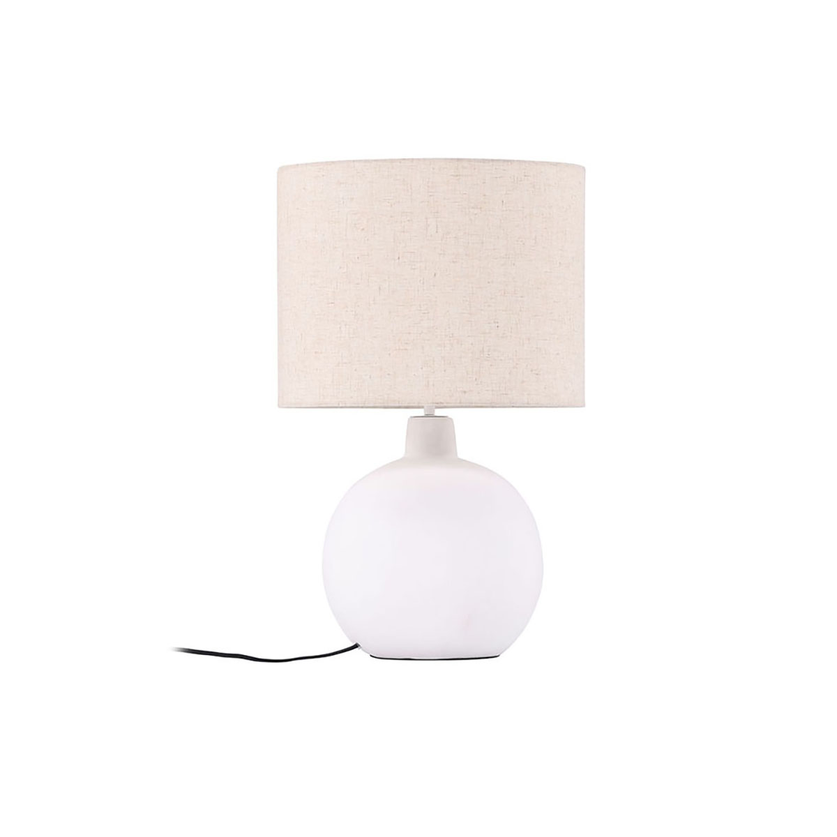 Torcello Table Lamp - Offwhite / Beige Ceramic/linen Beige/Vit