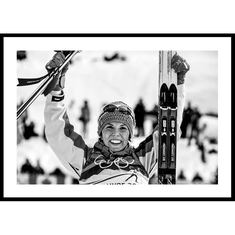 Charlotte Kalla OS-guld 2010 No2 30x40 30x40 cm