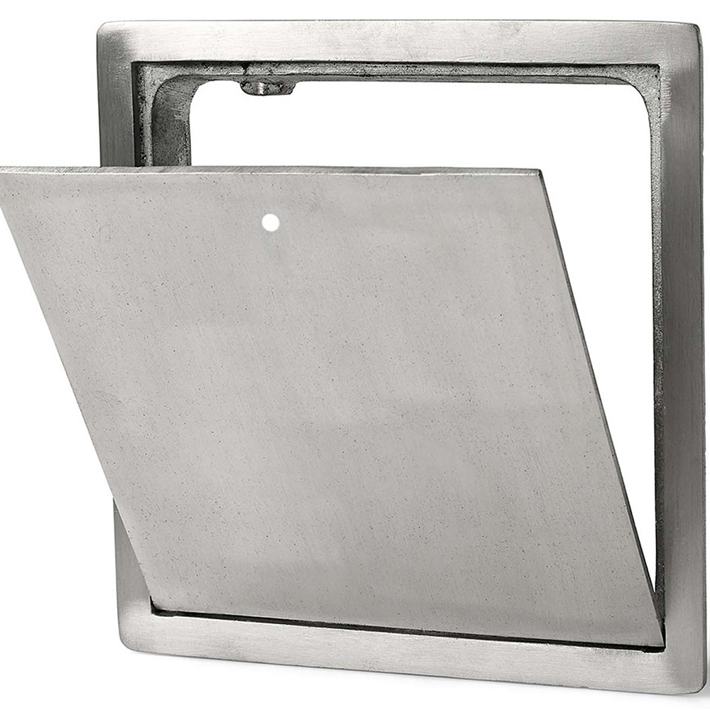 Klaffventil Bårebo 102 Aluminium 150x150 mm