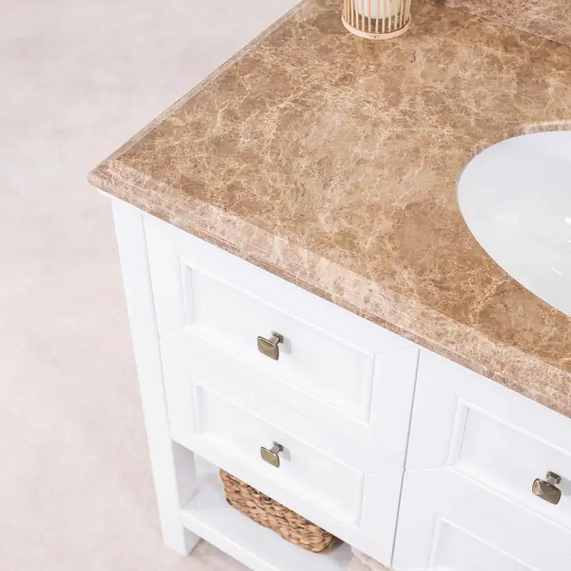 Tvättställsskåp Vesani Utah Beige Marmor
