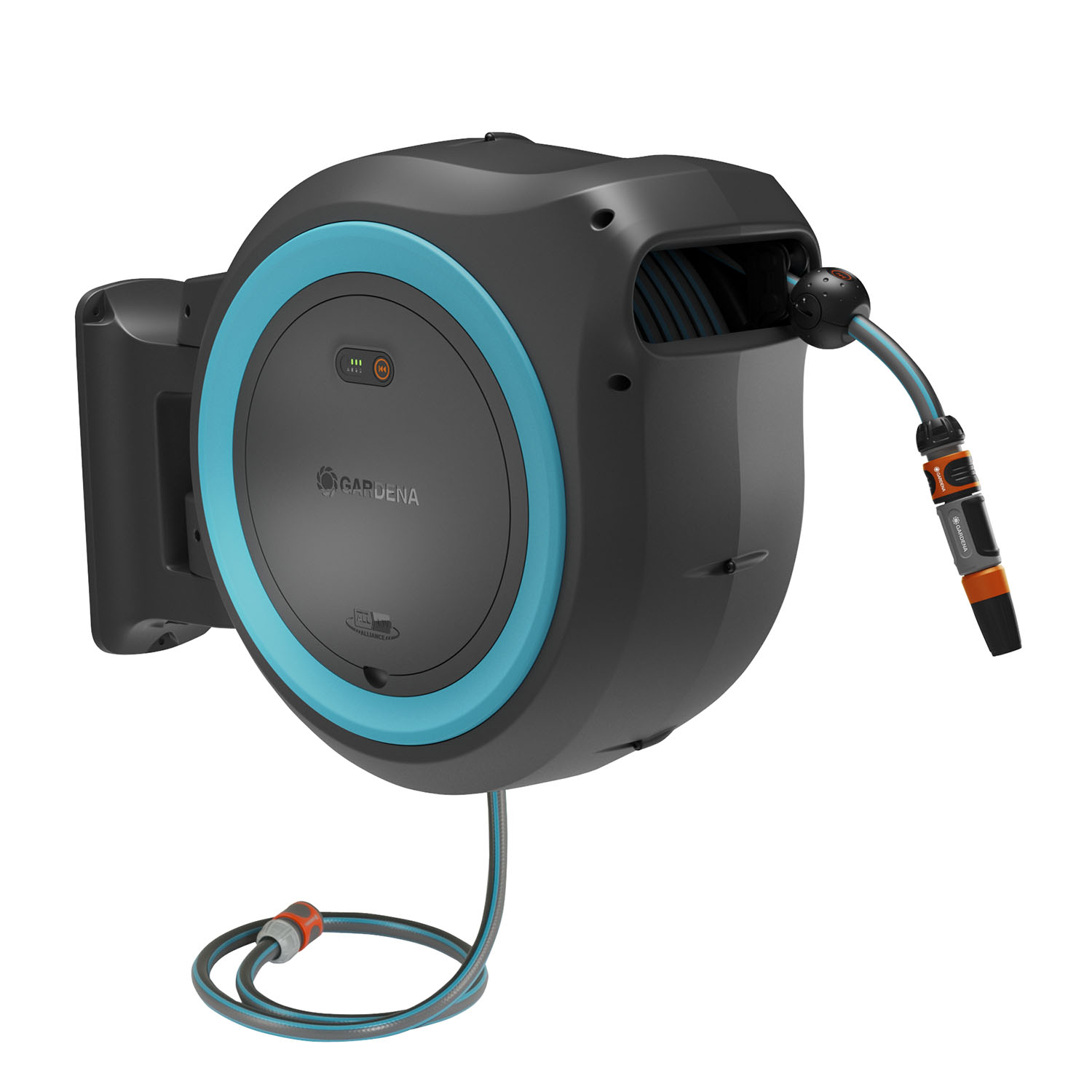 Slangbox Gardena Batteridriven PowerRoll XL 35 m Med Batteri & Laddare