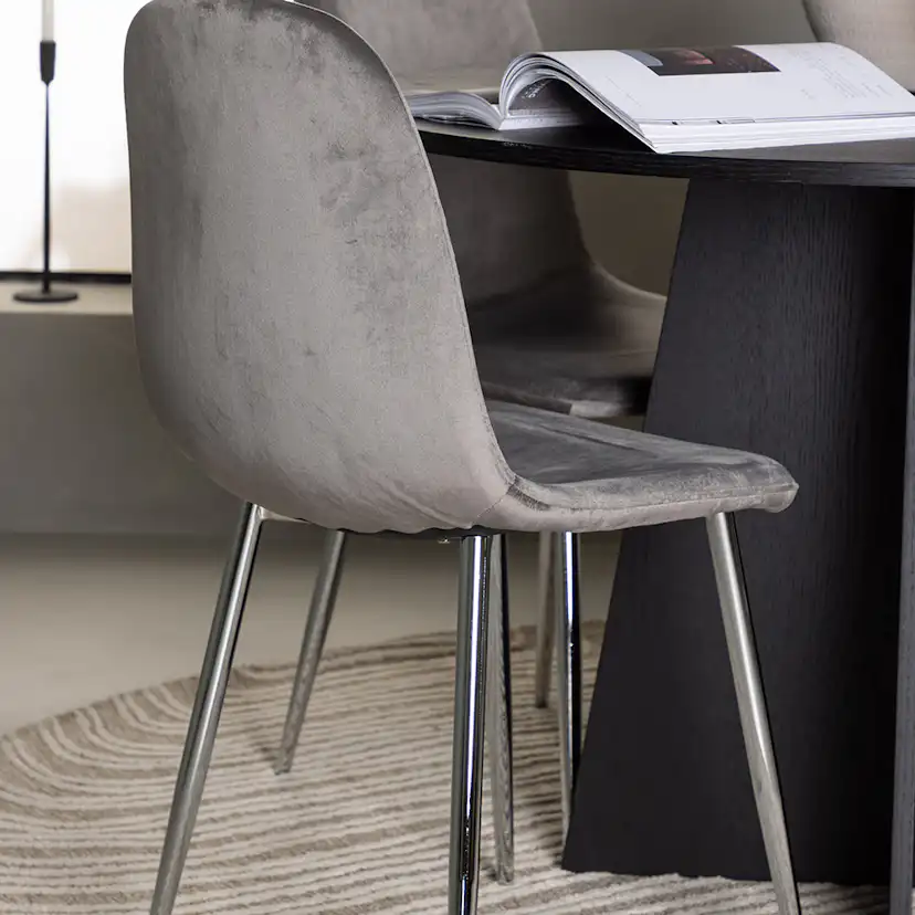 Matgrupp Venture Home Bootcut Ø110 cm med 4 st Eva stolar