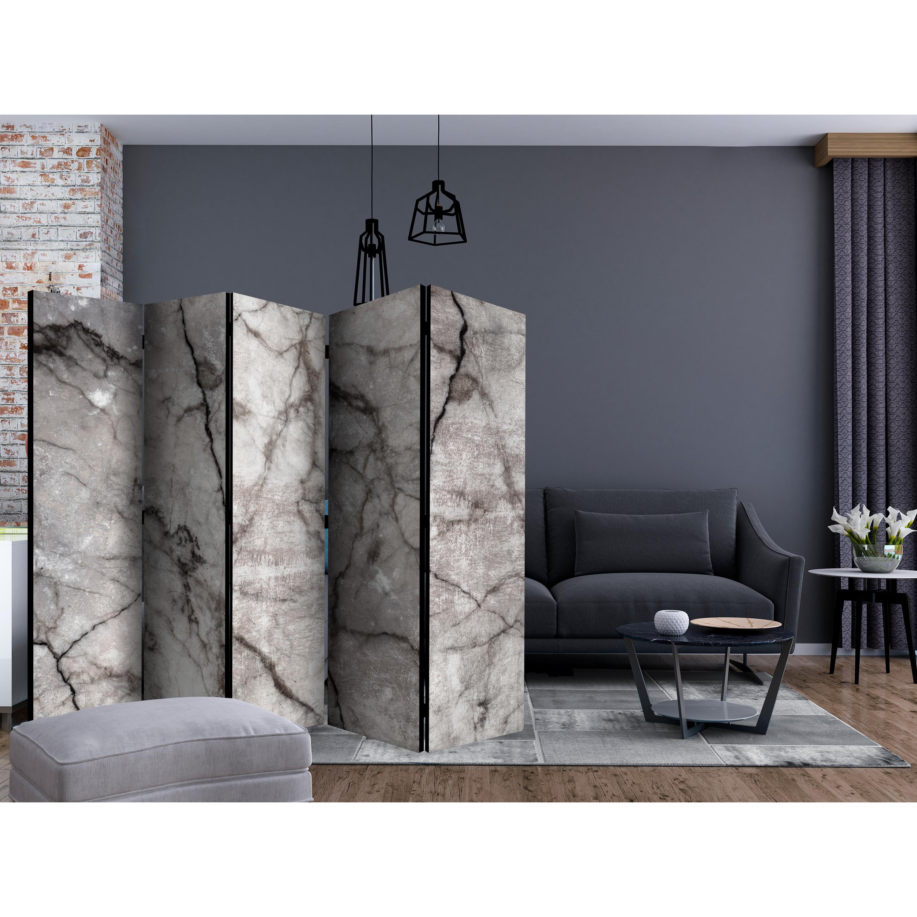 Rumsavdelare Skärmvägg Arkiio Grey Marble II 225x172 cm