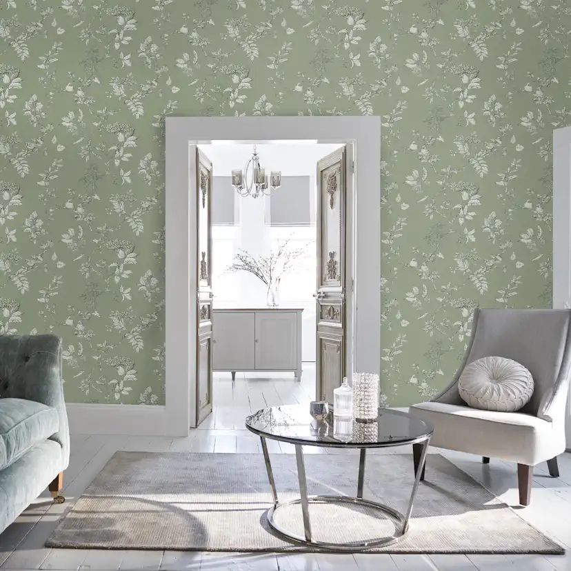Tapet Laura Ashley Elderwood Sage