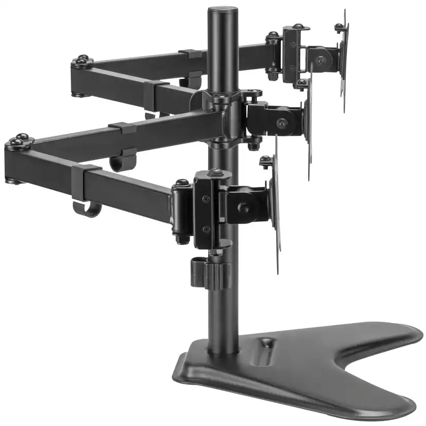 Monitorställ/Fot LogiLink Trippel 17-27 tum 2x658 mm