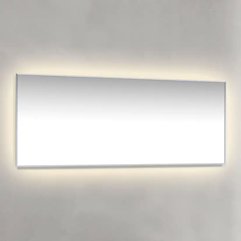 Spegel Macro Design Crown Avlång Ambilight Med Ram