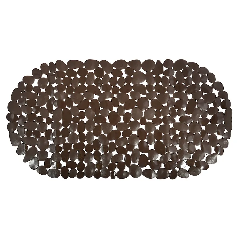 Halkskyddsmatta Galets chocolate 68x35 cm Brun