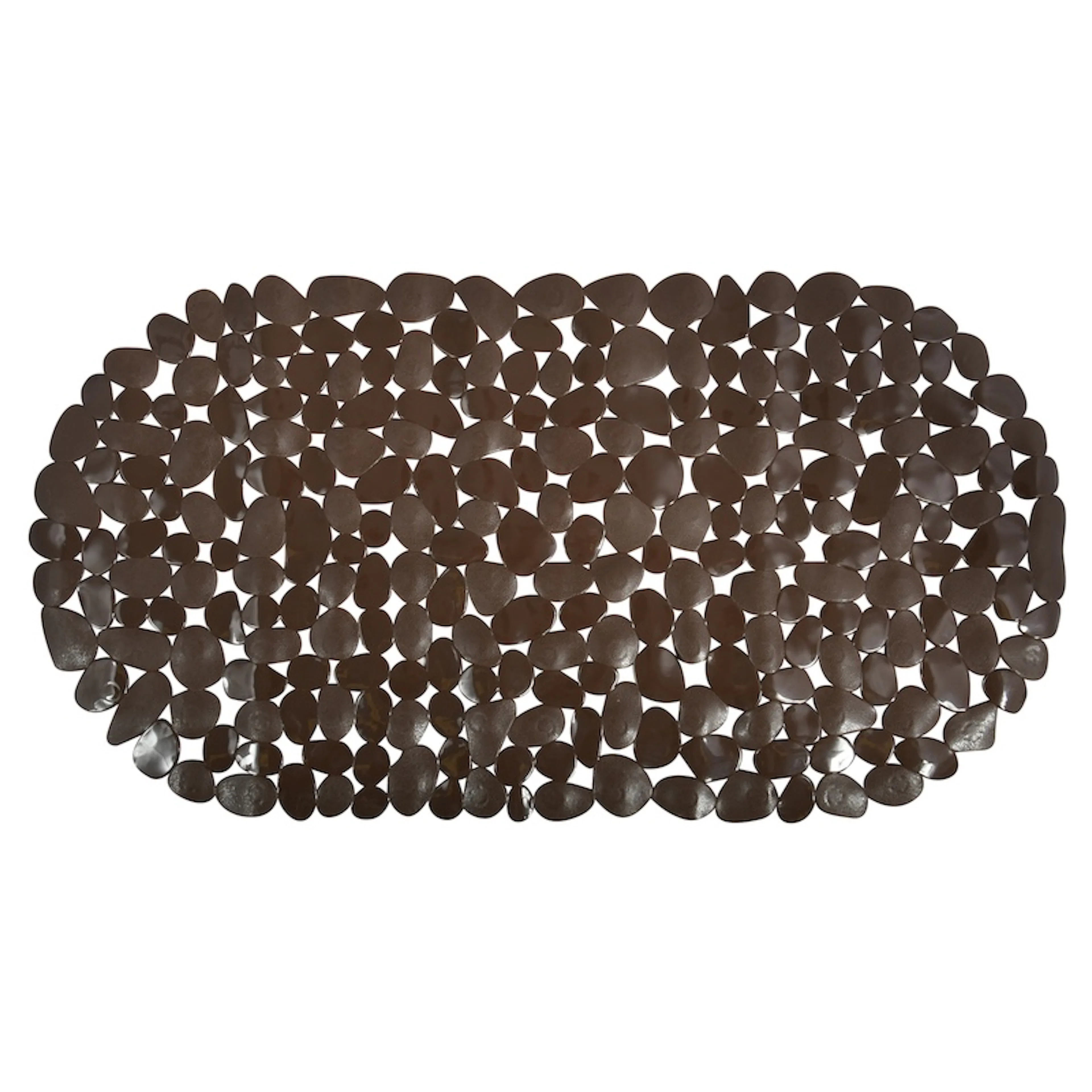 Halkskyddsmatta Galets chocolate 68x35 cm Brun