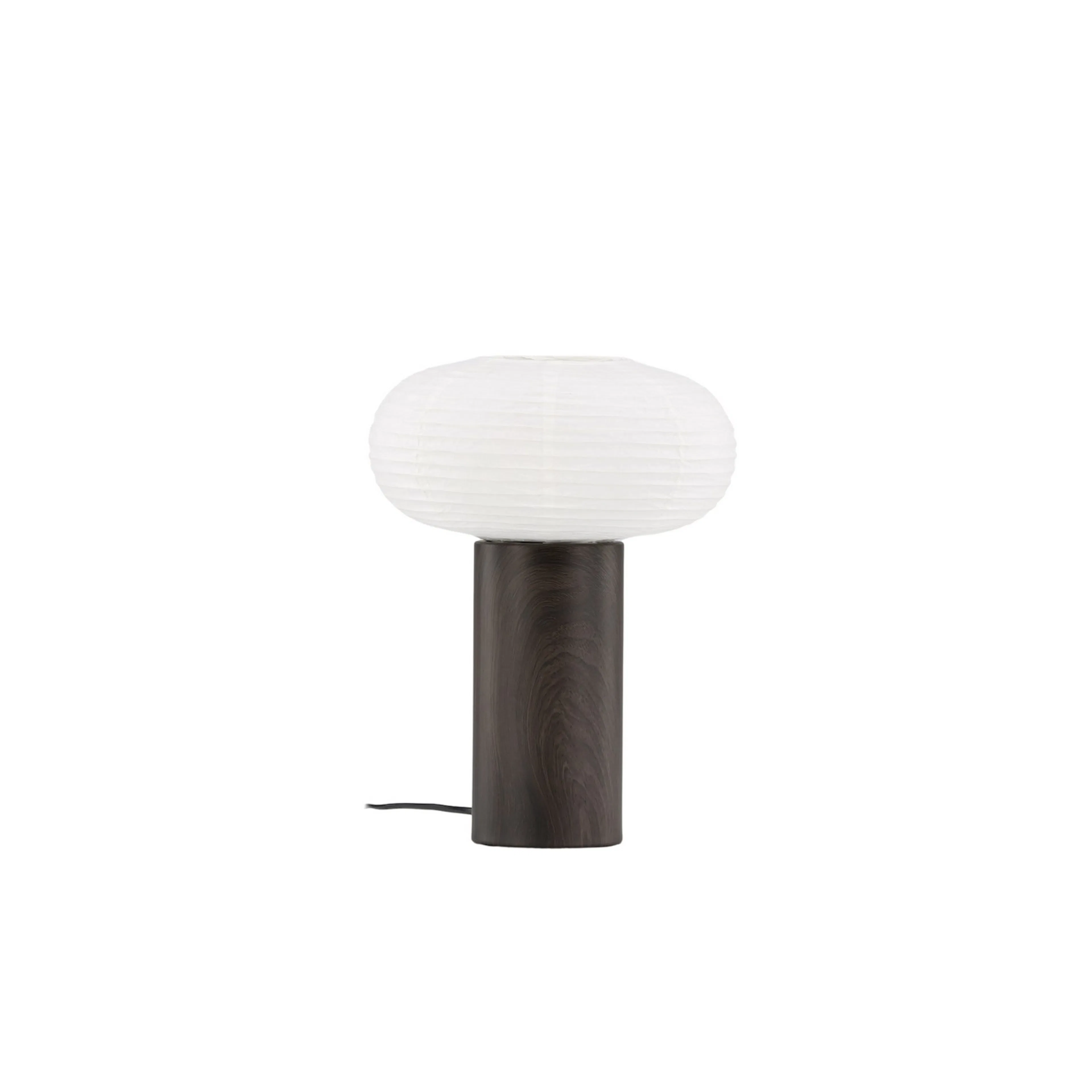 Hovfjället 25cm Table Lamp - Oak Foil /  Rice Paper Brun