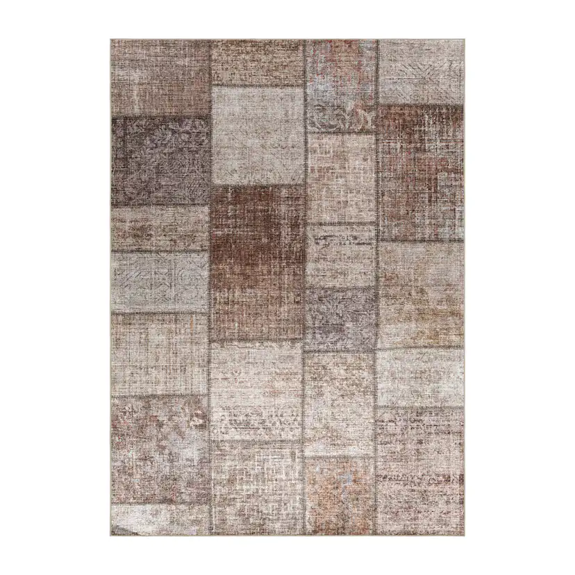 Wiltonmatta KM Carpets Amber Patch Färgglad Polyester