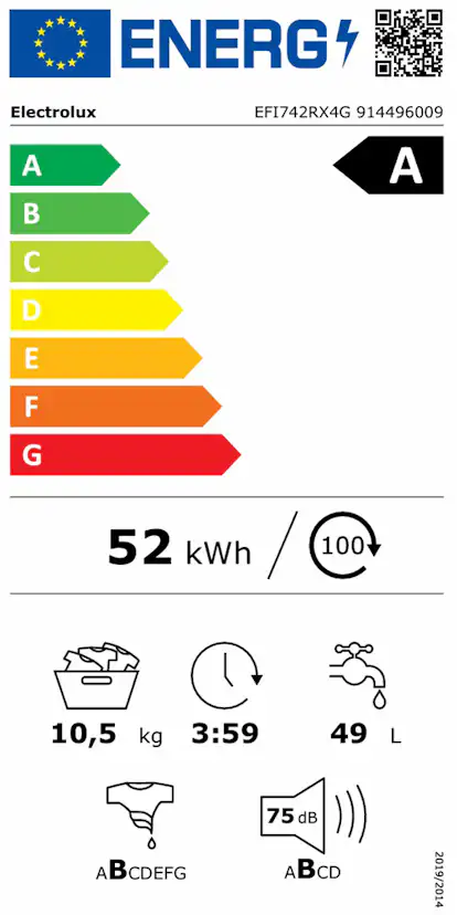 Tvätt- och Torkpaket Electrolux EFI742RX4G + EDI742R95G