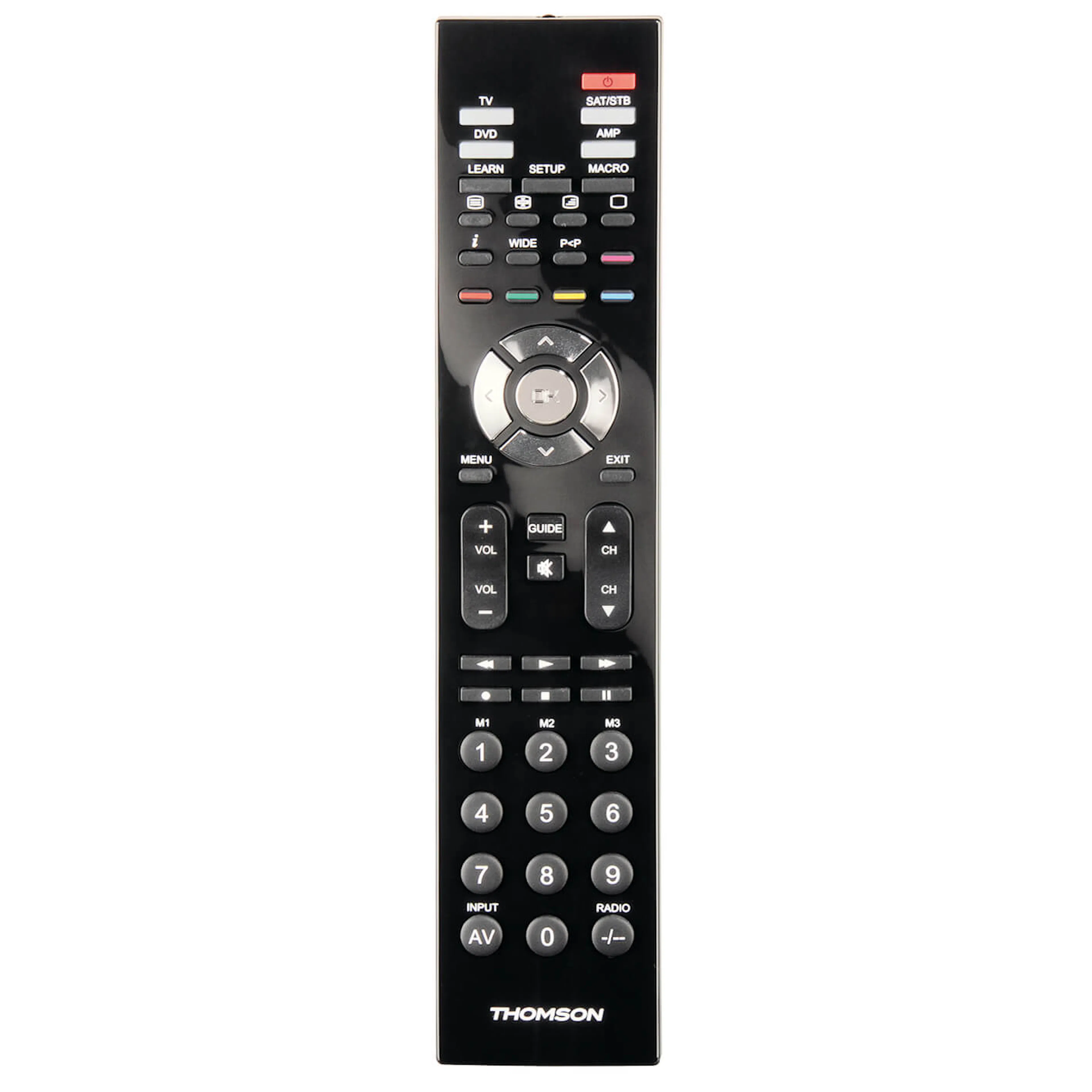 TV Fjärrkontroll Thomson 4in1, Svart, Universal