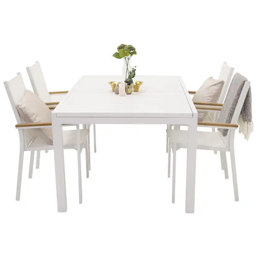 Matgrupp Venture Home Madrid 160/240 med 4 Tilly Stolar