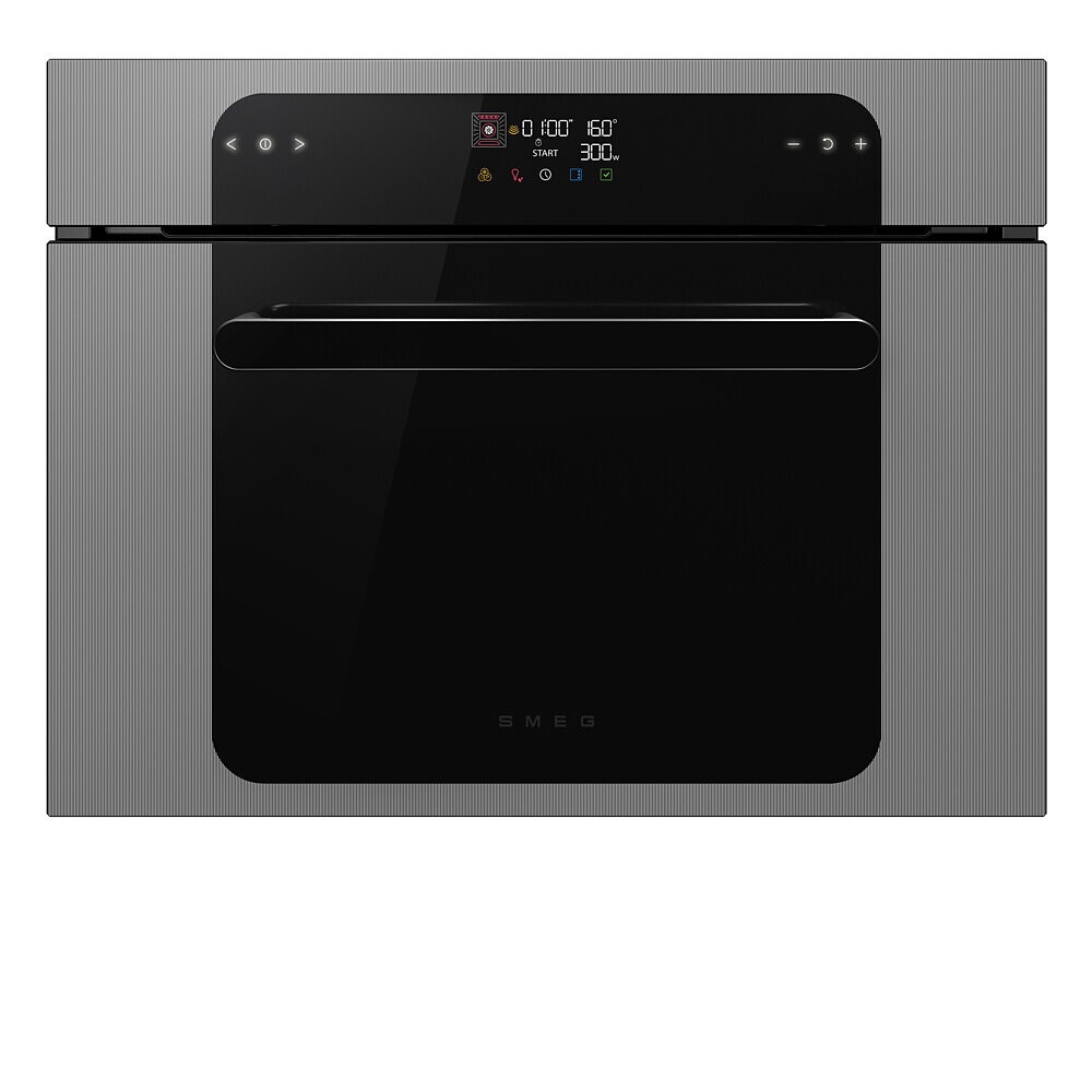 Kombiugn Smeg SO4202M1S med Varmluft och Mikrovågsfunktion Silver 45 cm