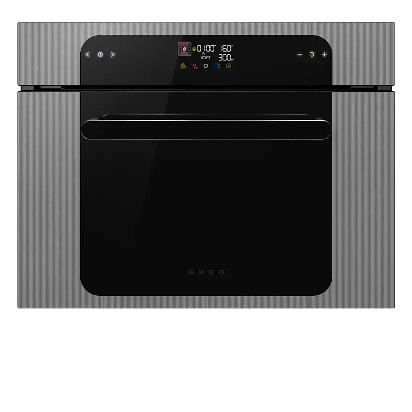 Kombiugn Smeg SO4202M1S med Varmluft och Mikrovågsfunktion Silver 45 cm