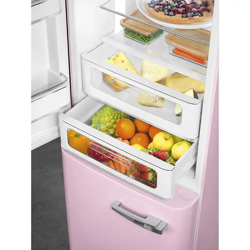 Kombinerad Kyl/Frys Smeg FAB32LPK6 Rosa 50's Style