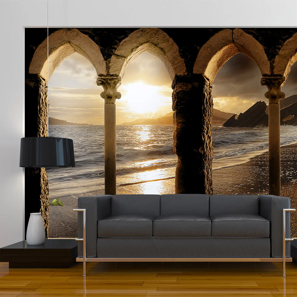 Fototapet Arkiio Självhäftande Castle On The Beach