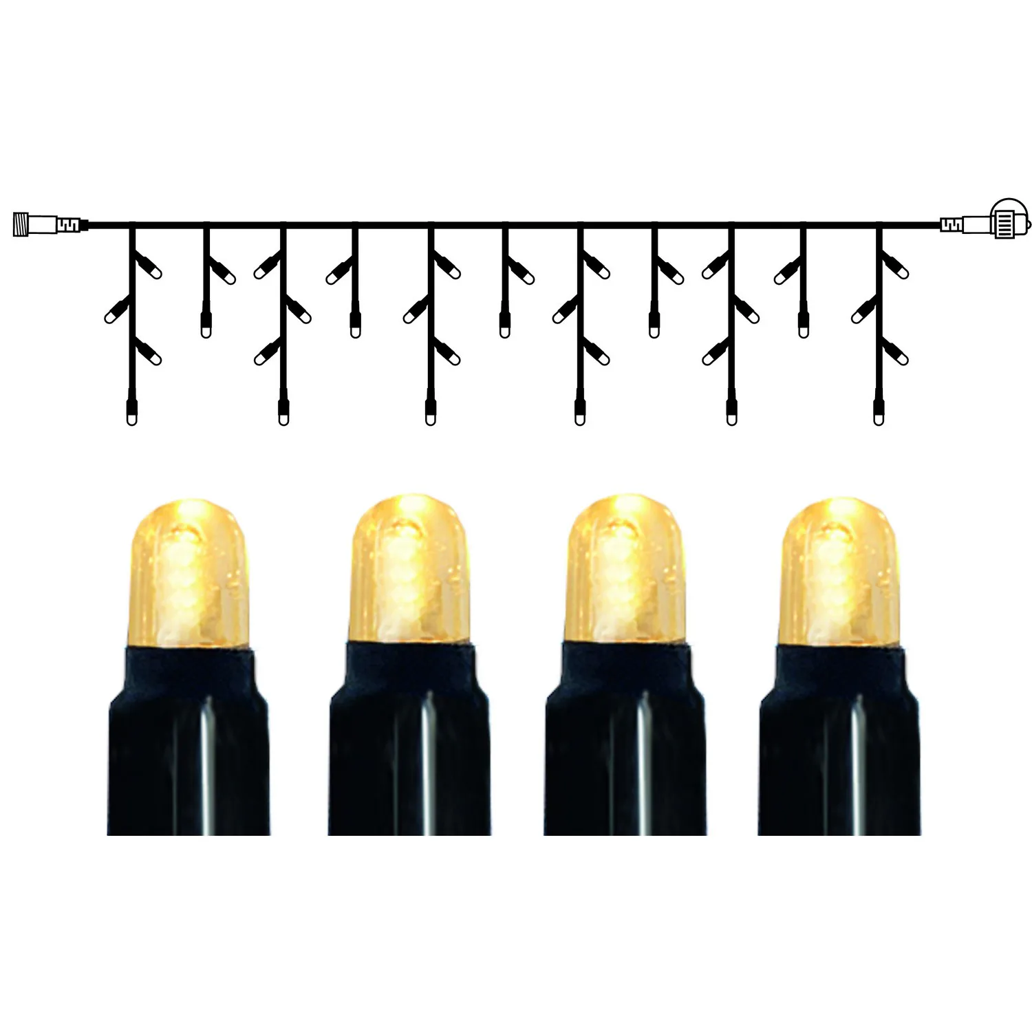 Istappsslinga Extra System LED 50L Varmvit