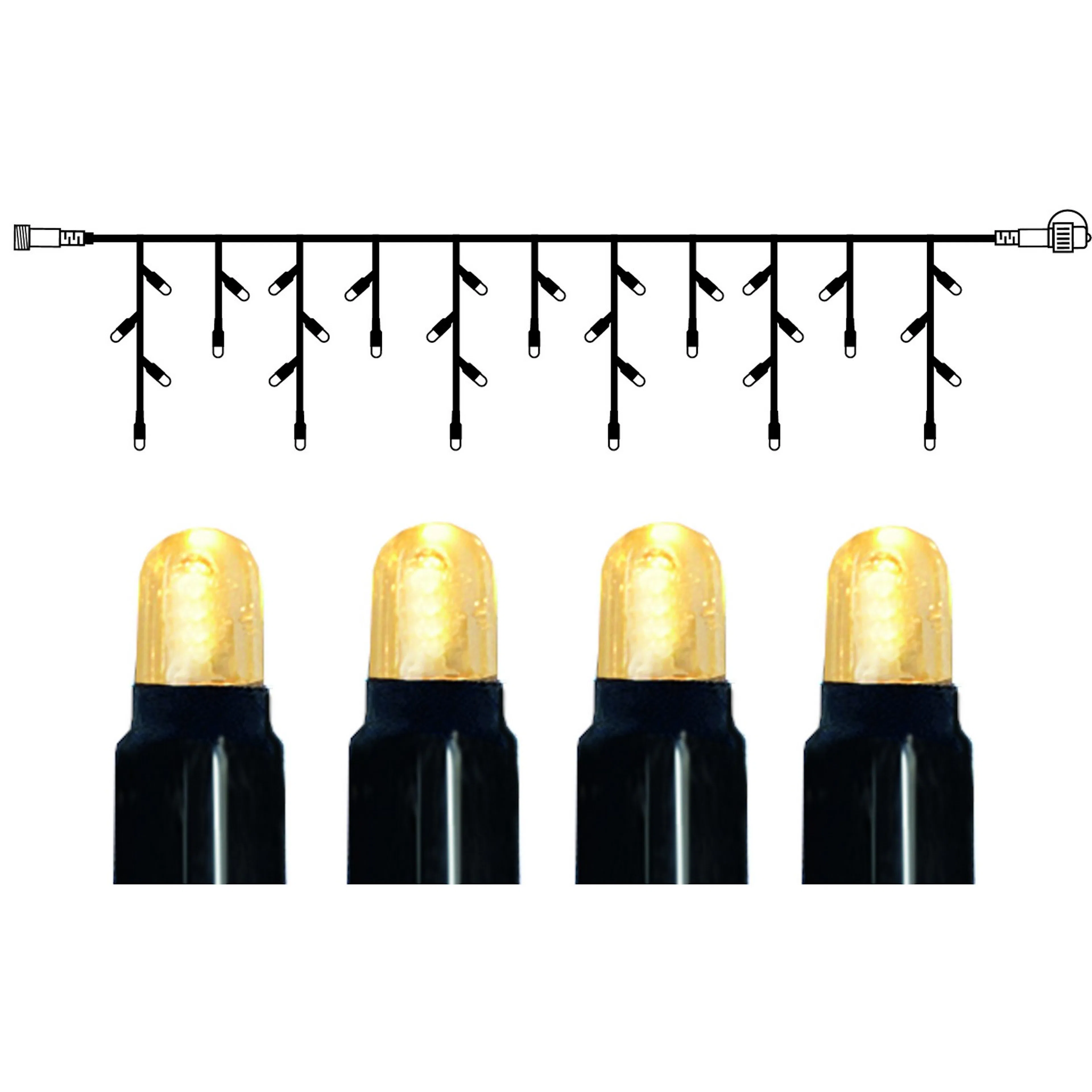 Istappsslinga Extra System LED 50L Varmvit