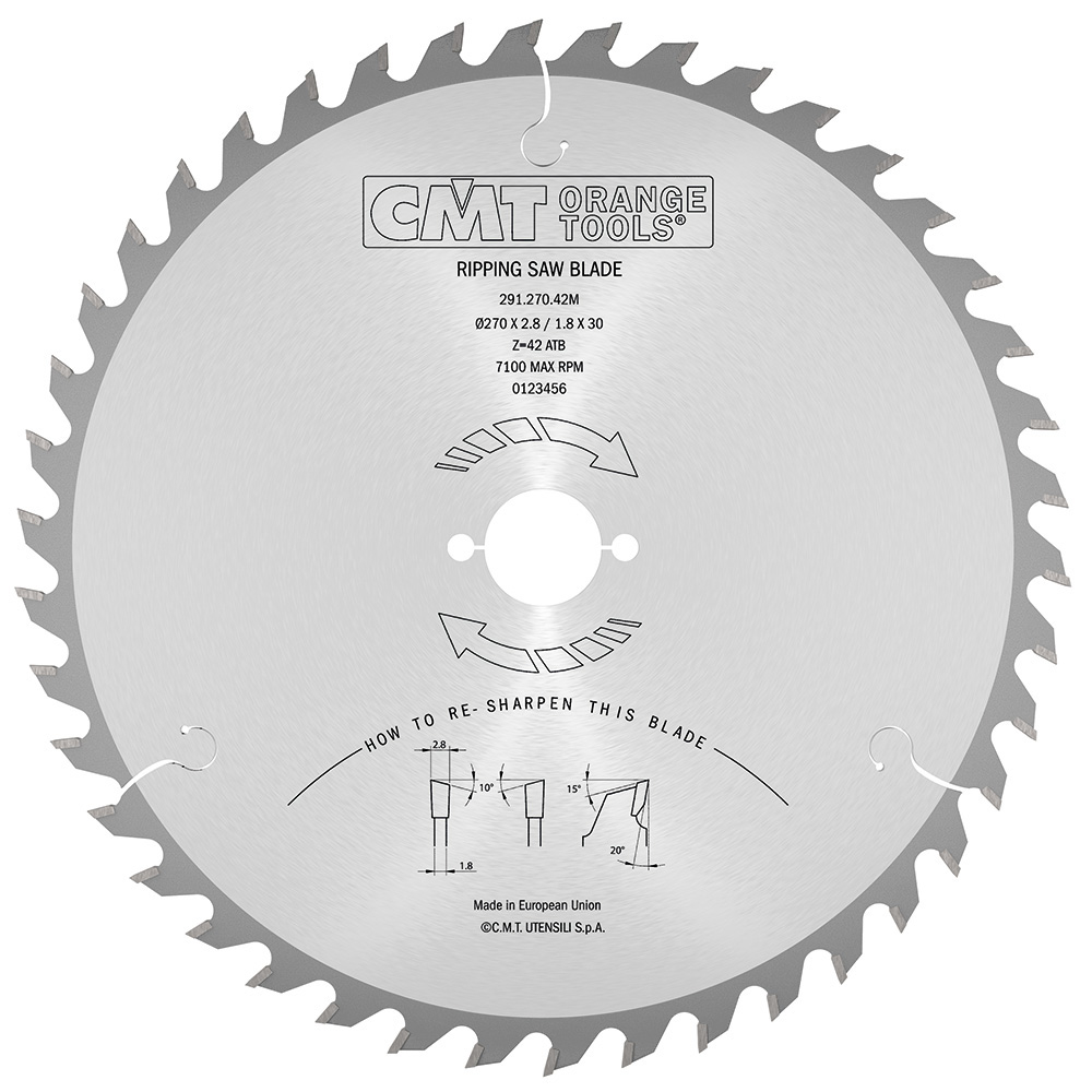 Sågklinga CMT Orange Tools Kapning/Klyvning