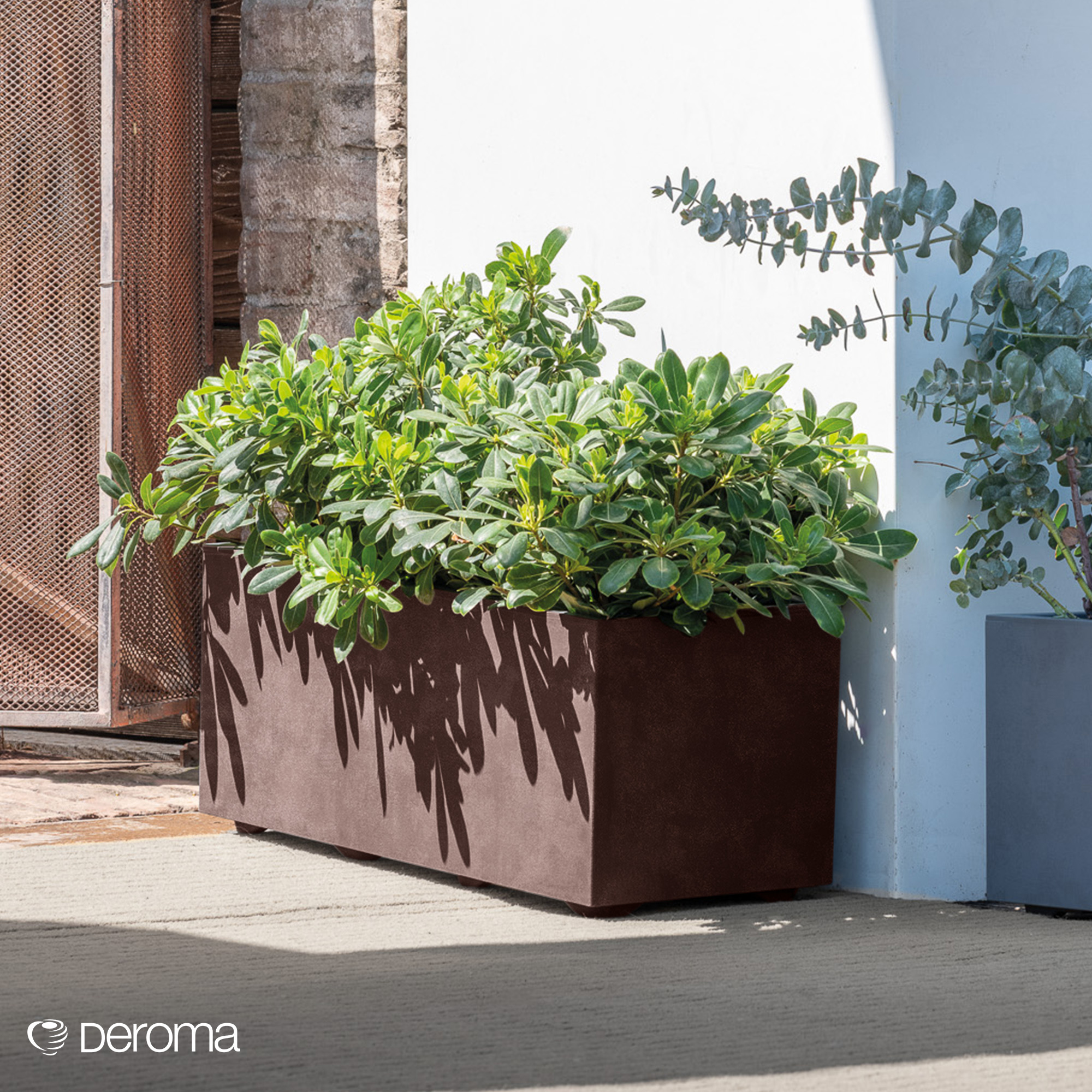 Kruka Deroma Millennium Brownstone Rektangulär 59 x 25 x 25 cm