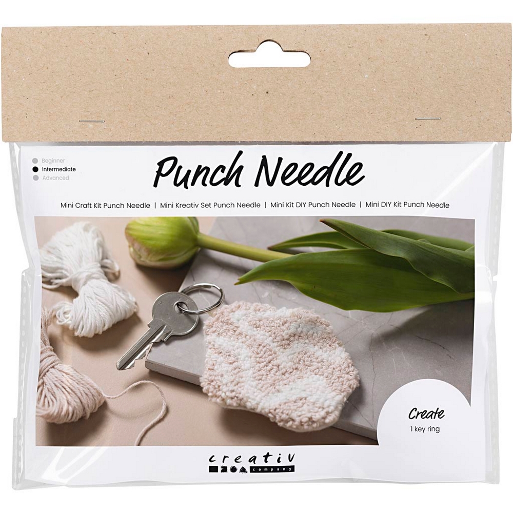 DIY-kit Creativ Company Punch Needle Nyckelring