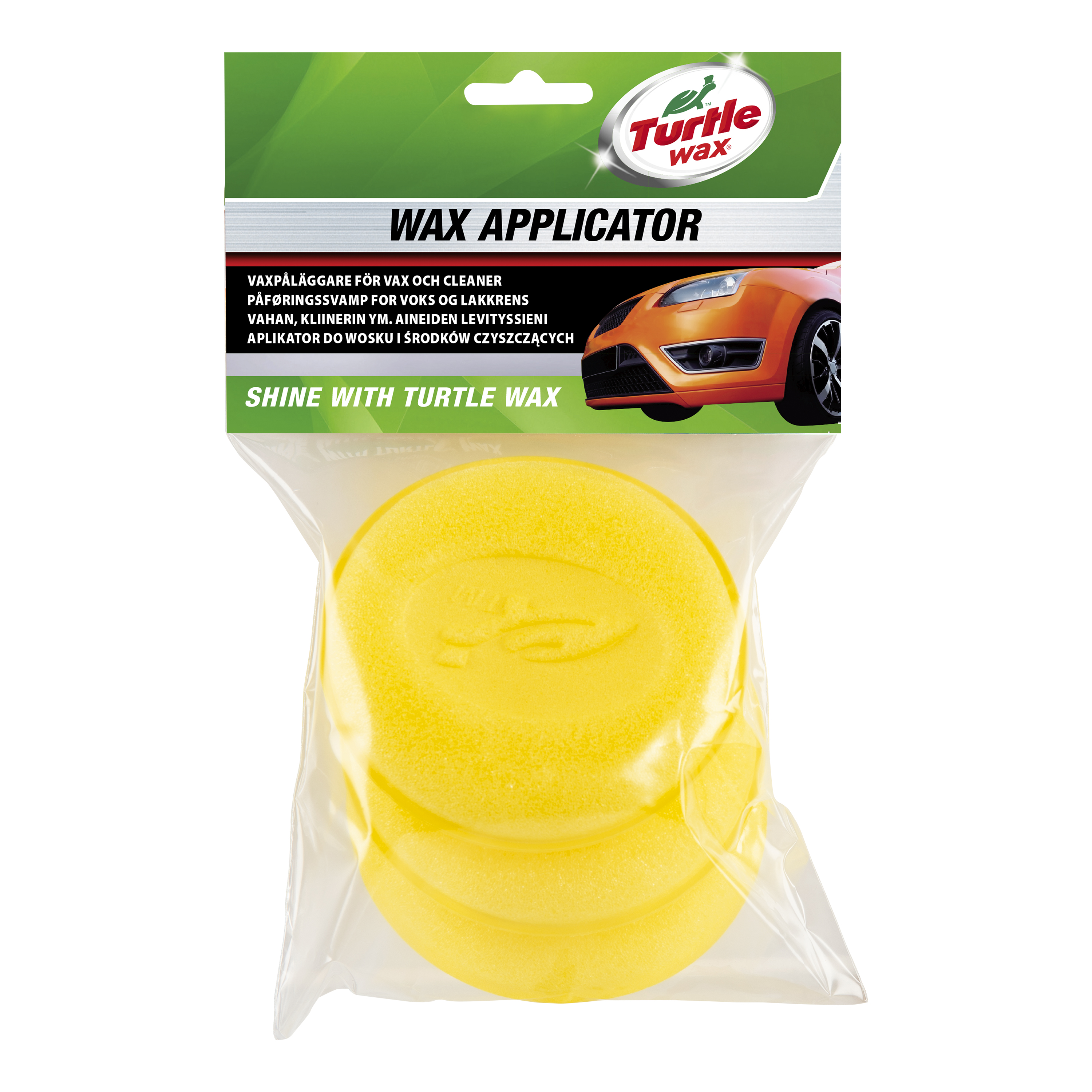 Tvättsvamp Wax Applicator Turtle Wax 3-pack