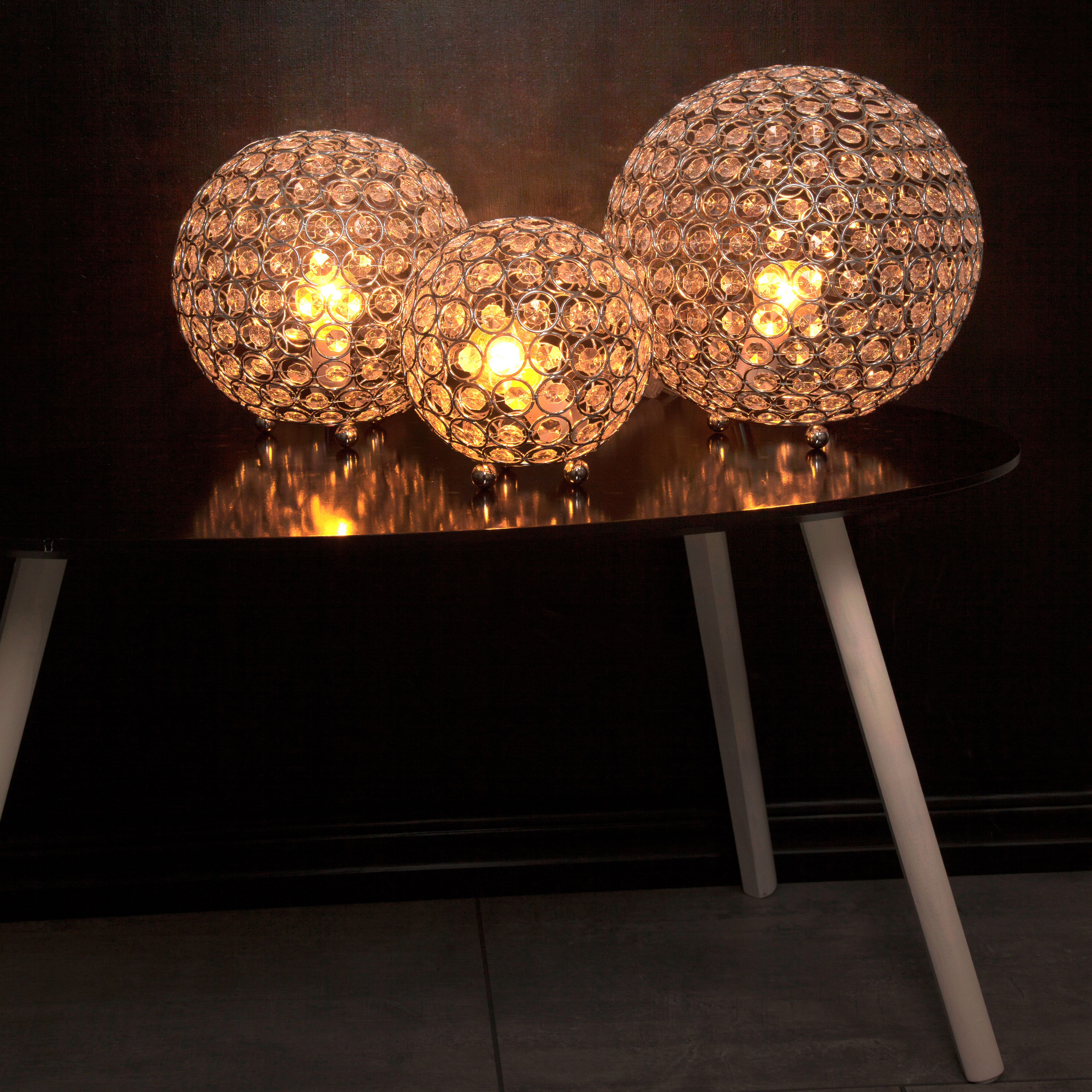 Bordslampa Aneta Bling 25 cm