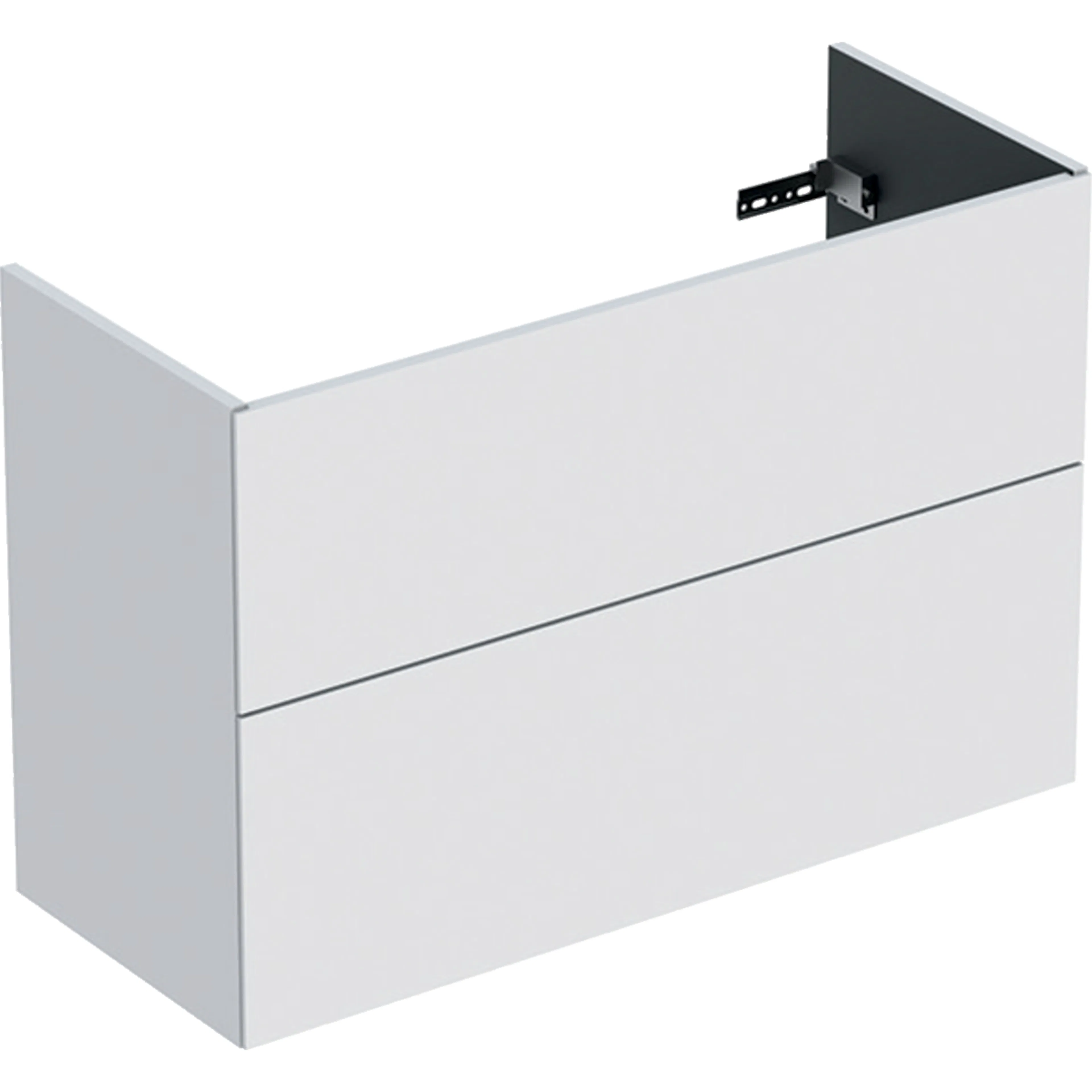 Ifö Elegant underskåp för möbeltvättställ, med två lådor, ko Vit, 900x600 mm