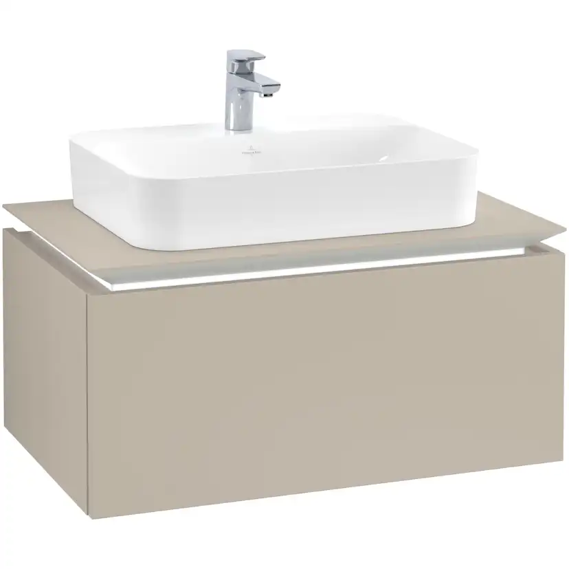 Tvättställsskåp Villeroy & Boch Legato Kompakt med 1 Låda för Ytmonterat Tvättställ från Finion & Memento