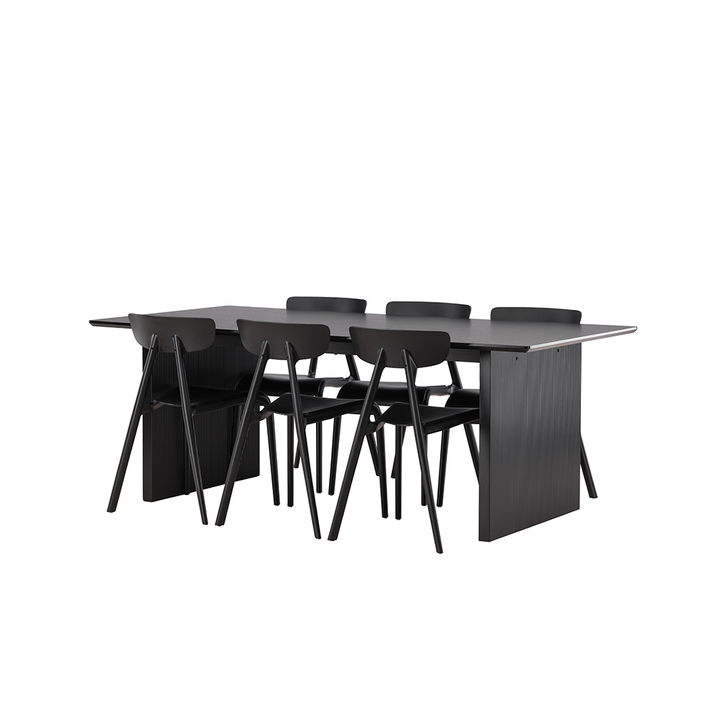 Matgrupp Venture Home Vail med 6 Ursholmen Stolar