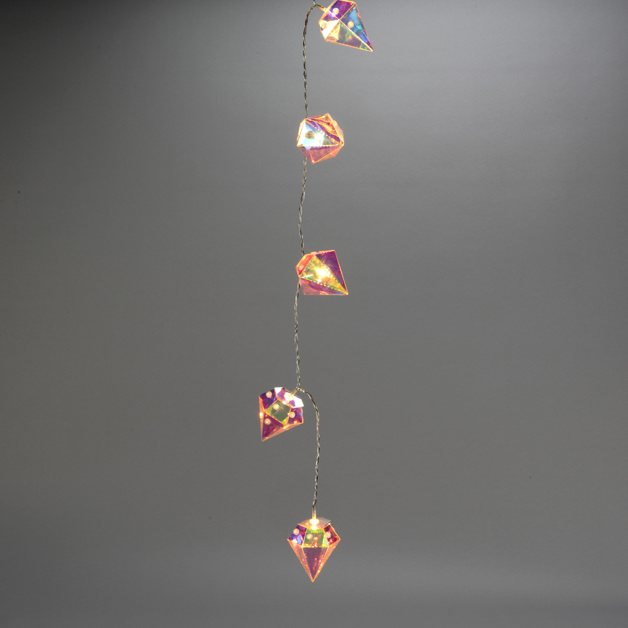 Batteridriven Ljusslinga Gnosjö Konstsmide 10 LED Glober m. Timer