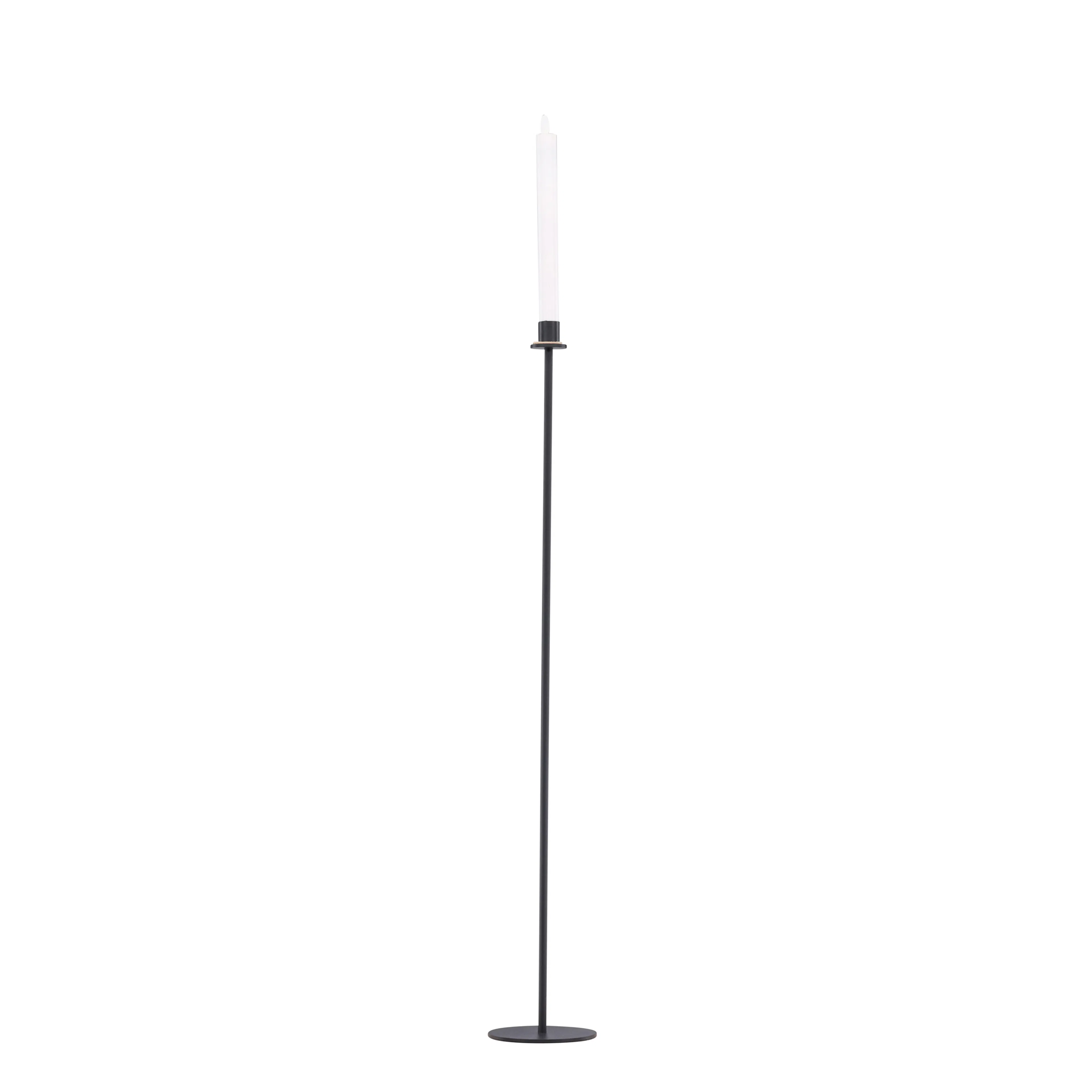 Högehall H90cm Candlestick  - Black  / 90 cm