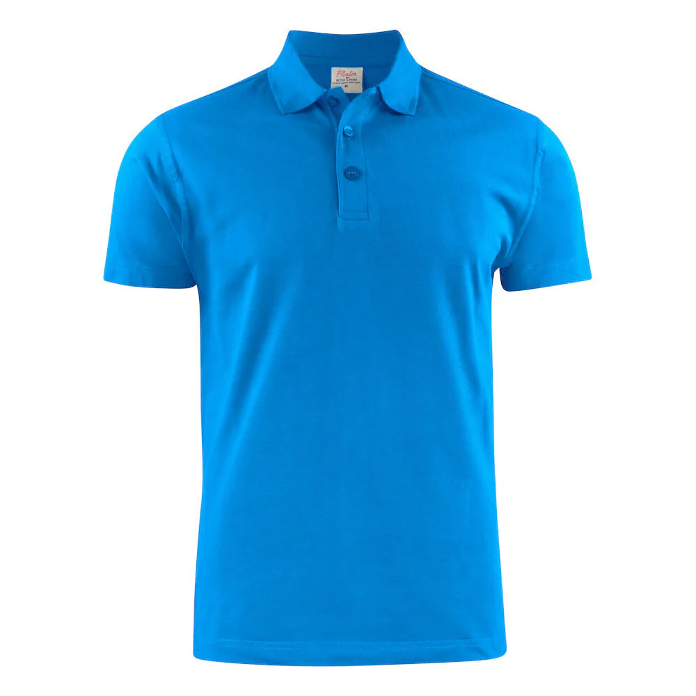 Printer Surf RSX Piké Ocean blue 4XL Storlek: 4XL, Färg: Oceanblå