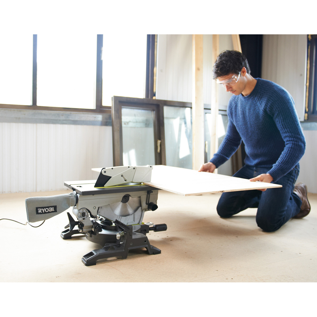 Kombinationssåg RYOBI RTMS1800-G 1800W 4800rpm El & Sladd
