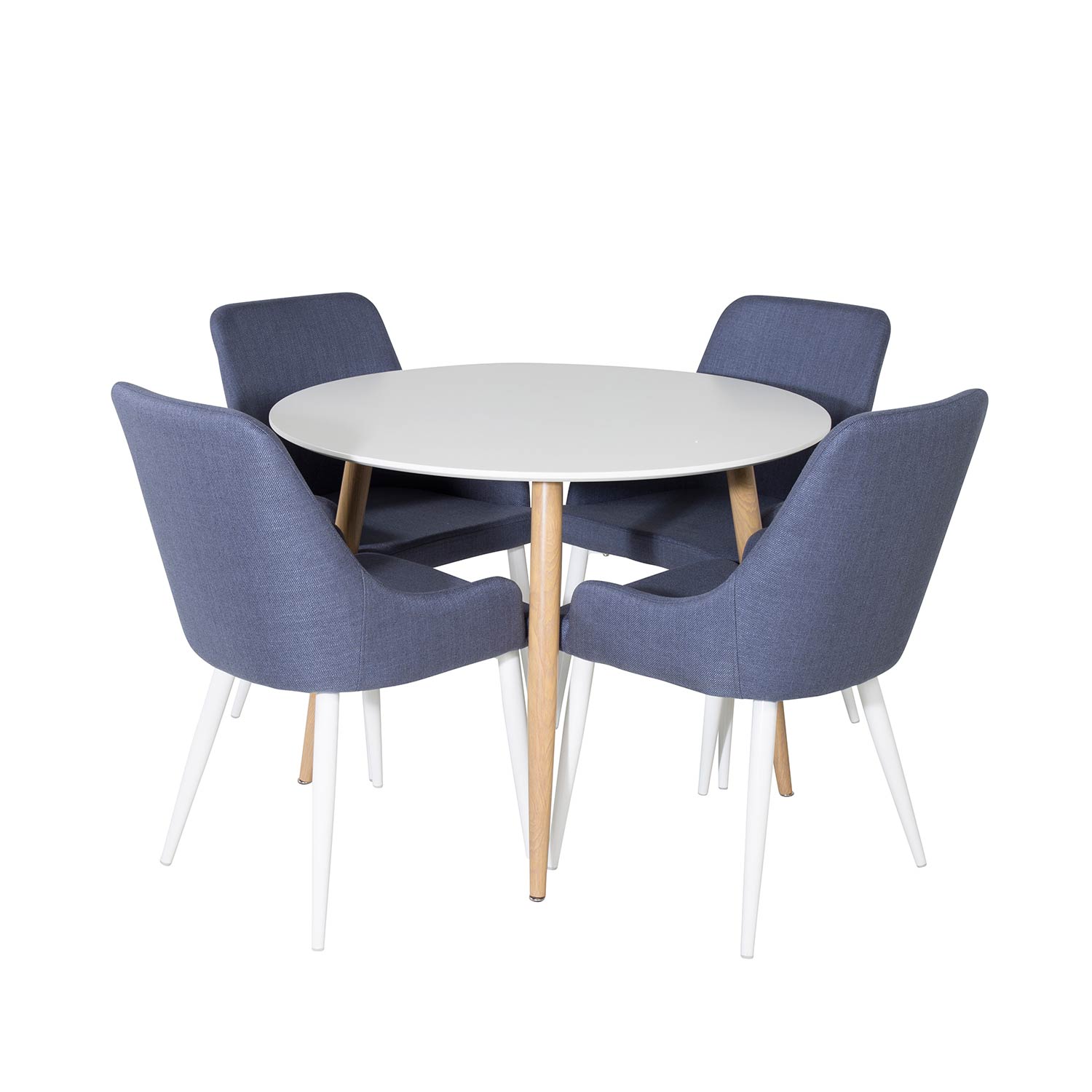 Matgrupp Venture Home Plake med 4 Plake Stolar Runt