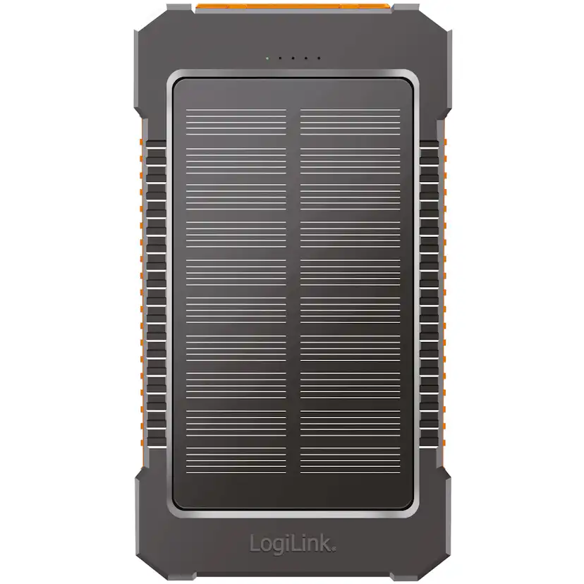 Solcells-Powerbank LogiLink 6000mAh 2xUSB-A 10W