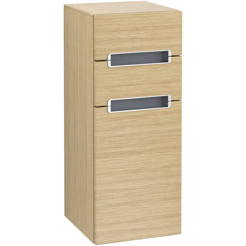 Väggskåp Villeroy & Boch Subway 2.0 med 2 Lådor och 1 Dörr 356 mm