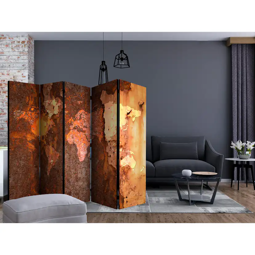 Rumsavdelare Skärmvägg Arkiio Metal Immersions II 225x172 cm