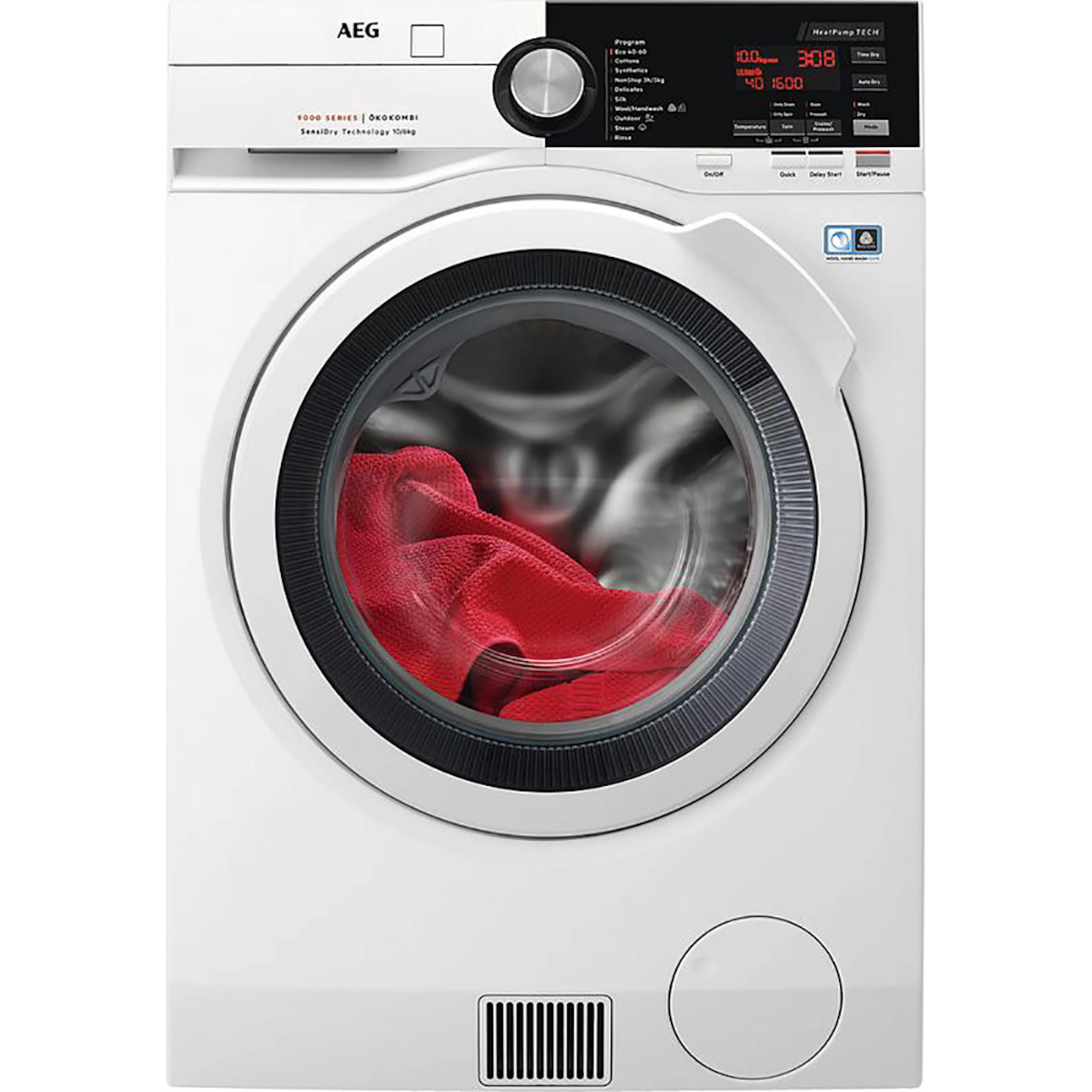 Kombinerad tvätt/tork AEG 9000 SensiDry 10 kg L9WEL165E2